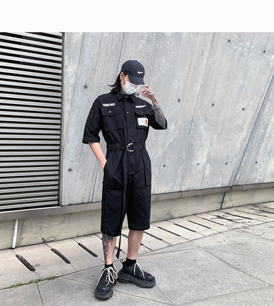 Overol Casual Unisex de Fibra Poliéster Estilo Japonés - Image 17
