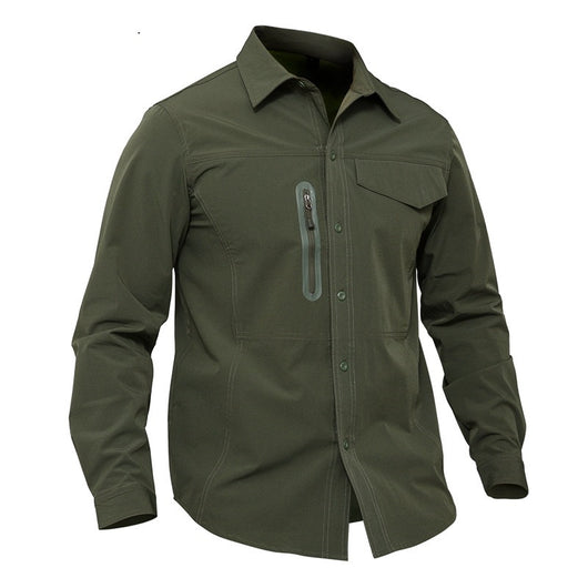 Camisa Táctica Outdoor Secado Rápido con Stretch para Hombre - Image 3