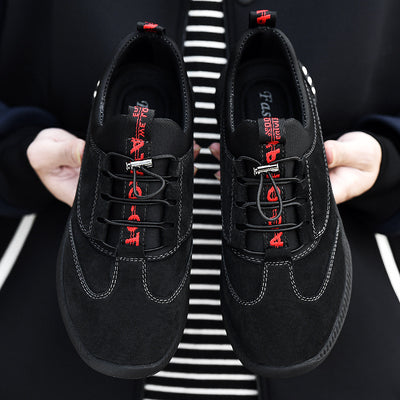 Zapatos Casuales de Cuero para Hombre Talla Grande con Malla Transpirable - Image 9
