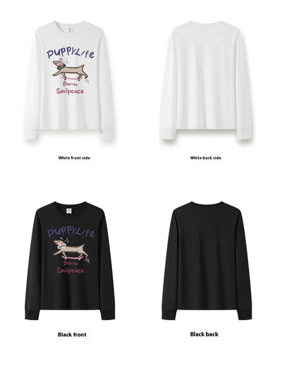 Blusa Larga Blanca Ajustada Estilo Coreano para Mujer - Algodón con Cordón - Image 17