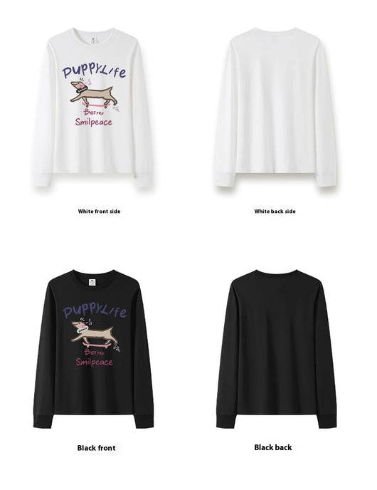 Blusa Larga Blanca Ajustada Estilo Coreano para Mujer - Algodón con Cordón - Image 17