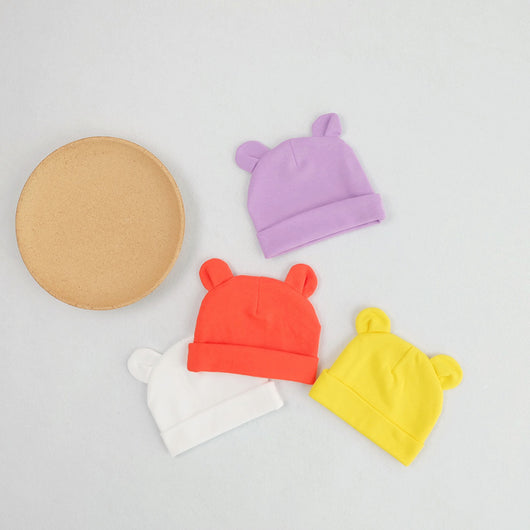 Gorros Tiernos con Orejas de Panda para Bebés Recién Nacidos