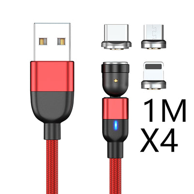 Cable de Carga Magnético 3 en 1 con Rotación 540° - Image 15