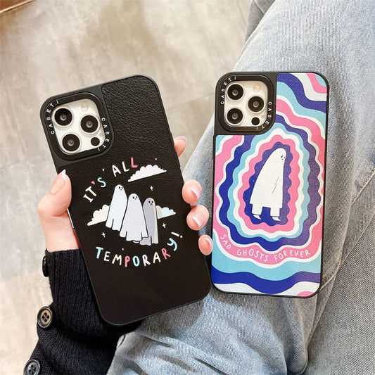 Funda Móvil Fantasma Adorable - Diseño Divertido y Colorido