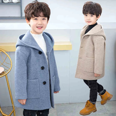 Abrigo de Lana para Niño Largo Invierno - Image 8
