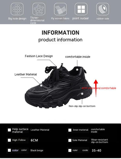 Tenis Plataforma Dad Shoes Verano Transpirable Versátil - Image 11