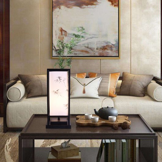 Lámpara de Escritorio LED Zen Bambú Estilo Chino Antiguo con Tres Colores - Image 10