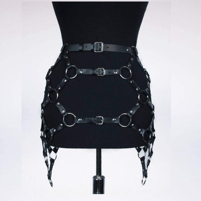 Falda de Cuero Performance para Mujer - Accesorios de Moda Versátil - Image 9