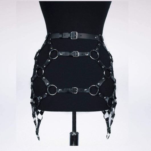 Falda de Cuero Performance para Mujer - Accesorios de Moda Versátil - Image 9