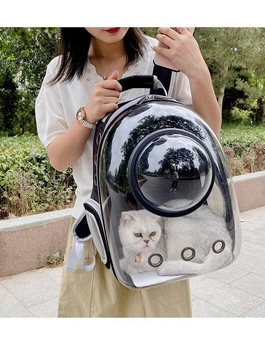 Mochila Transparente para Gatos con Cúpula Panorámica y Gran Capacidad - Image 28