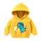 Sudadera Infantil con Capucha Forrada en Polar - Diseño Cartoon para Otoño e Invierno