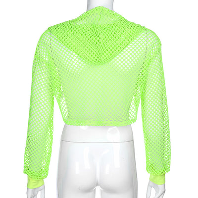 Blusa Transpirable con Encaje Calado y Protección Solar para Mujer - Image 20