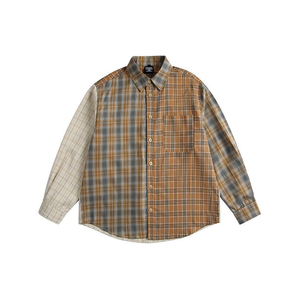 Camisa con Costuras de Diseño para Hombre y Mujer