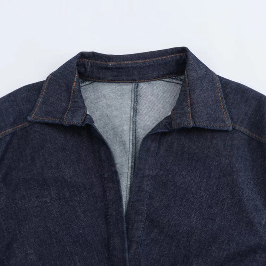 Vestido Camisero Denim para Mujer - Image 13