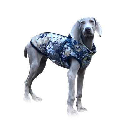 Abrigo Impermeable Camuflaje para Perros Grandes con Algodón Acolchado y Reflectivos - Image 5