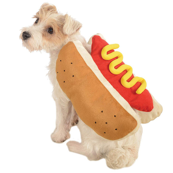 Disfraz de Perro Hot Dog - Ropa Divertida para Mascotas Halloween y Fiestas