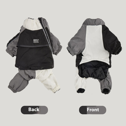Abrigo Acolchado para Perros Medianos y Grandes - Diseño a Juego de Colores para Invierno - Image 12
