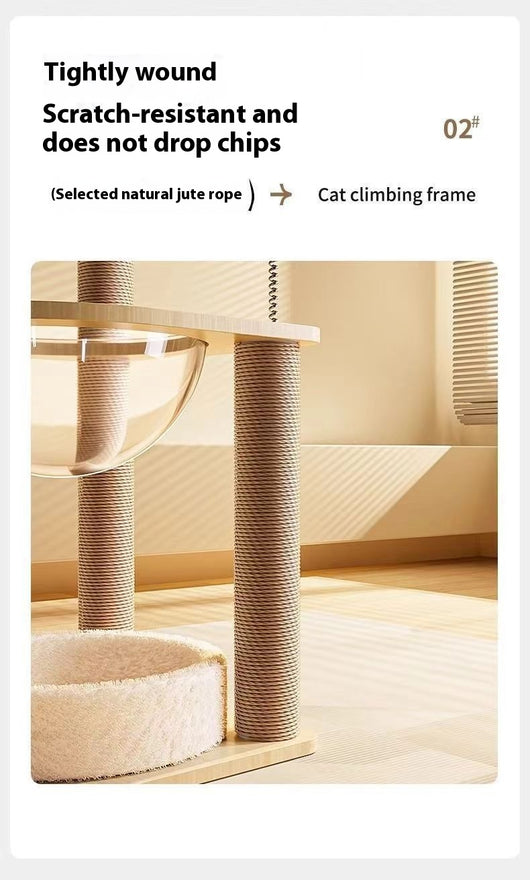Torre Rascador Cápsula Espacial para Gatos - Juguete Multifuncional - Image 7