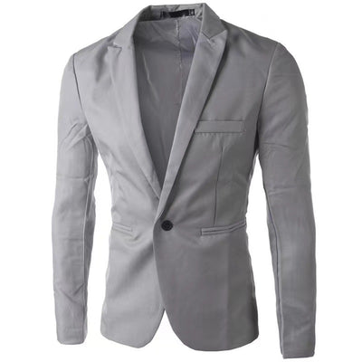Saco Casual de Botón Simple para Hombre - Corte Moderno - Image 37