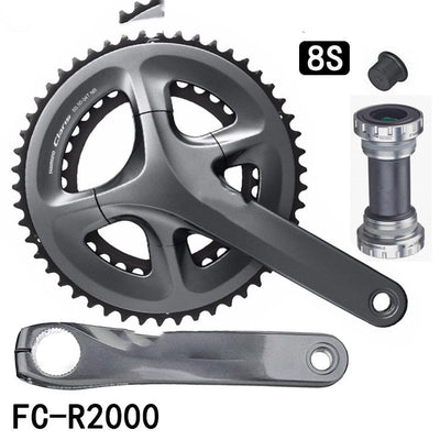 Bicicleta de Ruta 16 Velocidades con Plato Integrado Hueco 50-34t