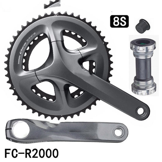 Bicicleta de Ruta 16 Velocidades con Plato Integrado Hueco 50-34t