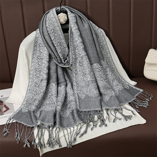 Chal Faux Cashmira Otoño-Invierno | Envolvente Cálido y Elegante - Image 35