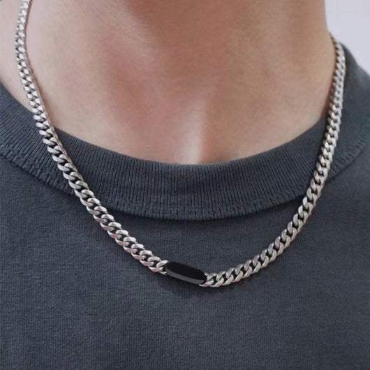 Collar de Acero Titanio para Hombre - Diseño Minimalista Que No Se Desvanece - Image 40
