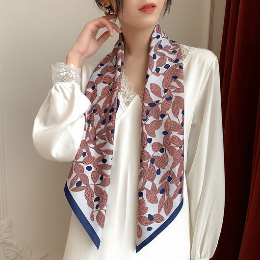 Pañuelo de Seda Twill Grande 90cm para Mujer - Image 30