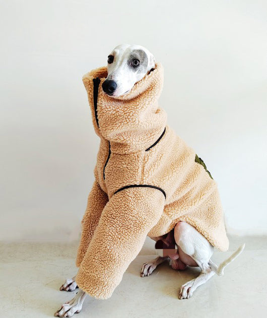 Abrigo Reversible de Lana Polar Gruesa para Galgos y Whippets - Image 3