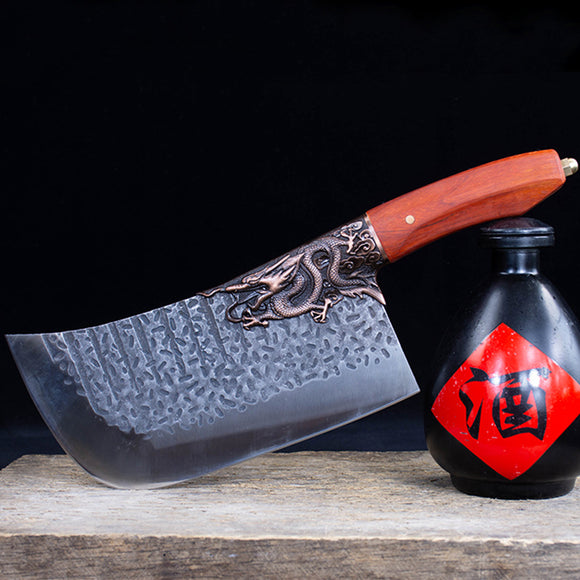 Cuchillo de Cocina en Acero Inoxidable Forjado con Punta Redondeada