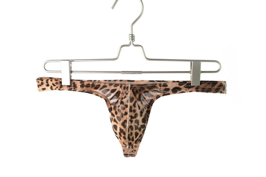 Bóxer Sexy Estampado Leopardo Malla T-back Cintura Baja - Image 5