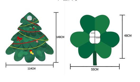 Disfraz Navideño Árbol de Navidad - Diseño Creativo Estampado Vegetal - Image 8