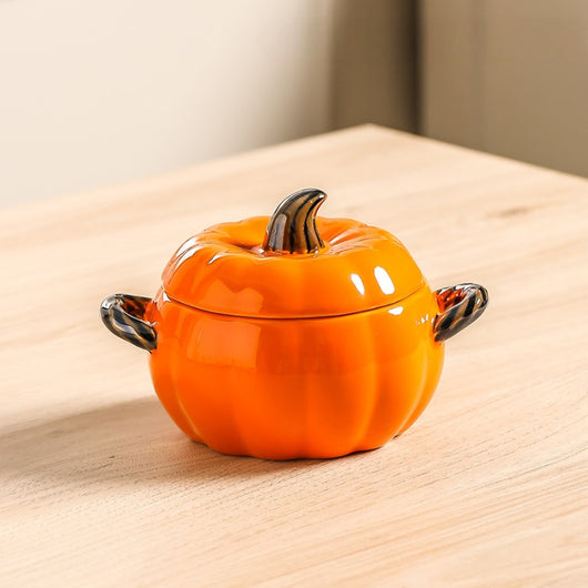 Sopera de Cerámica Decorativa Calabaza con Tapa - Image 13