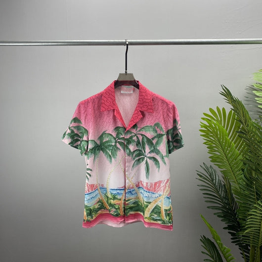Camisa Casual de Verano para Hombre con Cuello Solapa y Manga Corta - Image 6