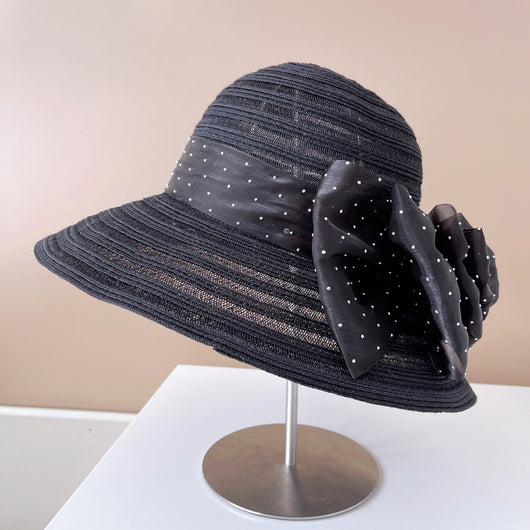 Sombrero de Paja Ligero con Protección Solar Transpirable para Mujer - Image 14