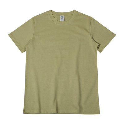 Camiseta Básica Suelta de Algodón con Cuello Redondo - Image 18