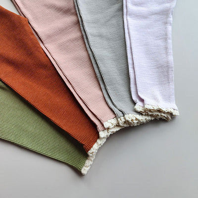 Leggings Infantiles con Encaje Elásticos y Cómodos - Image 15