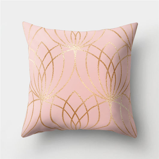 Funda de Cojín para Sofá Tela Melocotón Terciopelo Rose Gold - Image 19