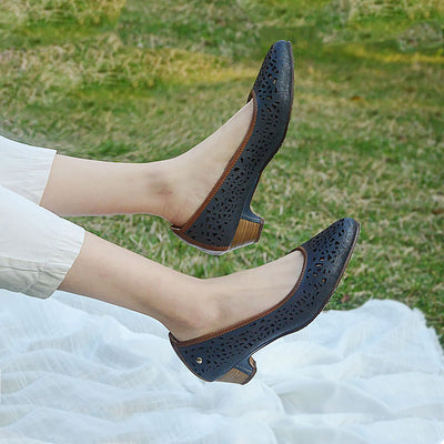 Sandalias de Cuero Genuino con Suela Flexible para Mujer - Image 13