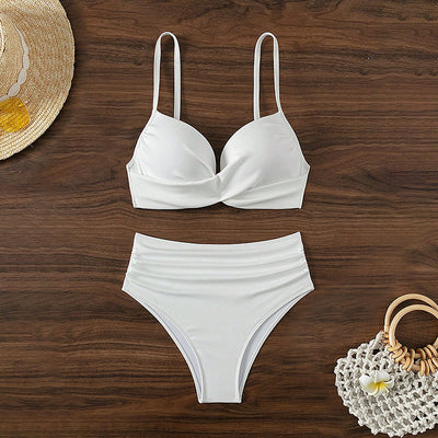 Traje de Baño Bikini Cintura Alta con Refuerzo de Acero para Mujer - Image 14