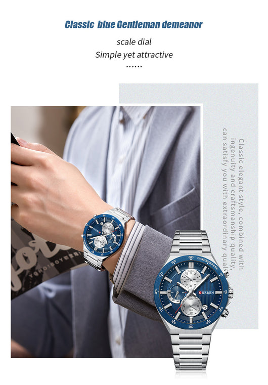 Reloj Deportivo Empresarial Impermeable para Hombre - Image 14