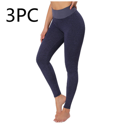Leggings Deportivos a Cuadros Cintura Alta Transpirables sin Costuras - Image 10