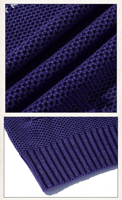 Suéter Cuello Alto con Cierre Frontal - Cardigan Tejido Premium - Image 3