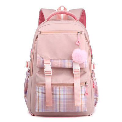 Mochila para Computadora Multicapa de Diseño Minimalista para Mujer - Image 9
