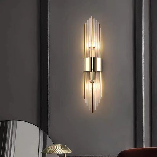 Lámpara de Cristal para Pared de TV - Iluminación Elegante para Sala de Estar - Image 3