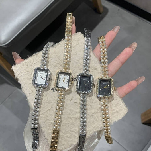 Reloj Pulsera de Perlas para Mujer - Elegancia Atemporal - Image 6