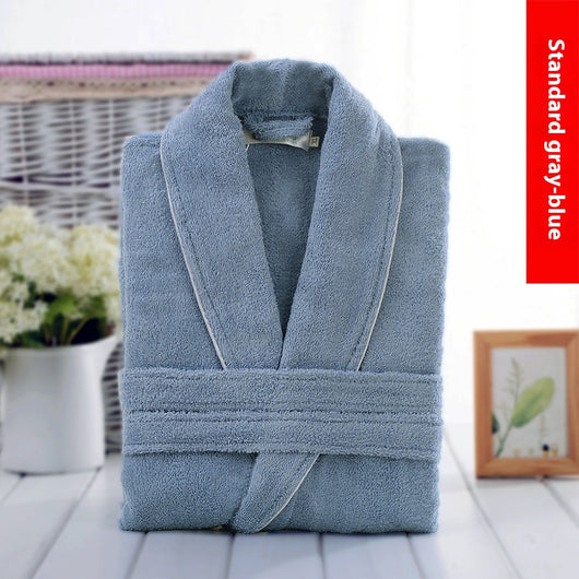 Bata de Baño Térmica de Algodón - Unisex Absorbente y Secado Rápido - Image 5