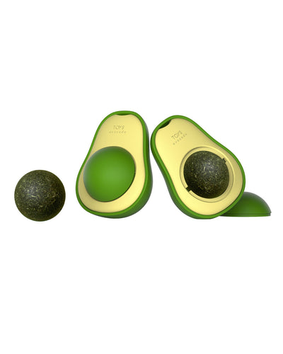 Juguete Interactivo de Aguacate con Catnip para Limpieza Dental Felina - Image 12