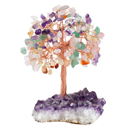 Árbol de Amatista Natural con Base de Grava - Ornamento Artesanal - Image 14