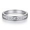 Anel de Prata Esterlina Feminino Zircônia Imitação Diamante Anel Auxiliar 5